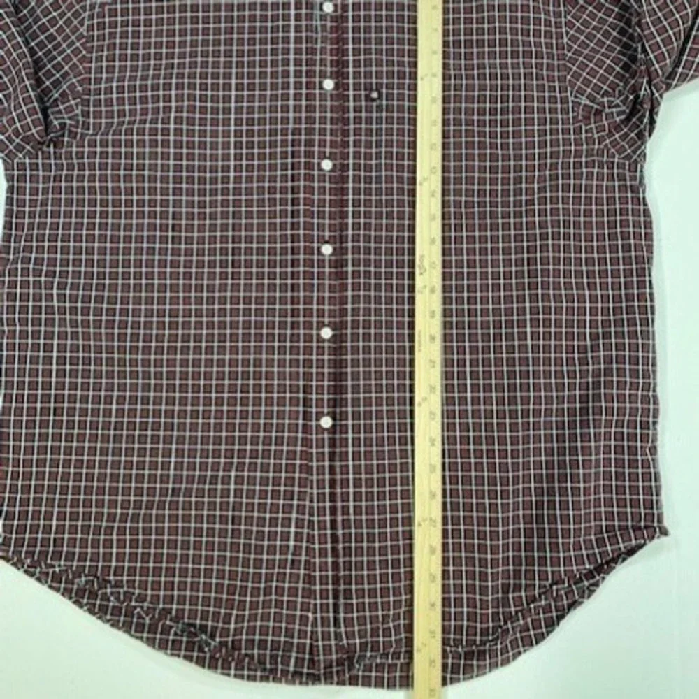 Ralph Lauren Jeans Company Plaid Button Down‎ Shirt Men's 2XL Cotton Long Sleeve